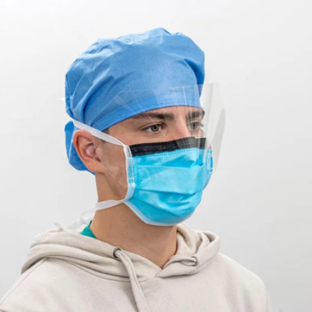 Type IIR Surgical Masks - Tie Back No Fog with Vis