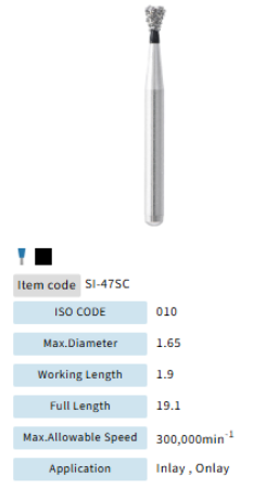 Mani Dia Bur Super Coarse SI-47SC
