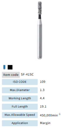 Mani Dia Bur Super Coarse SF-41SC