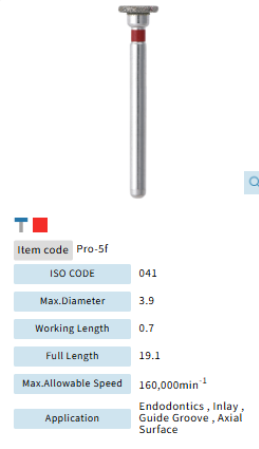 Mani Dia Bur Procera PRO-5F