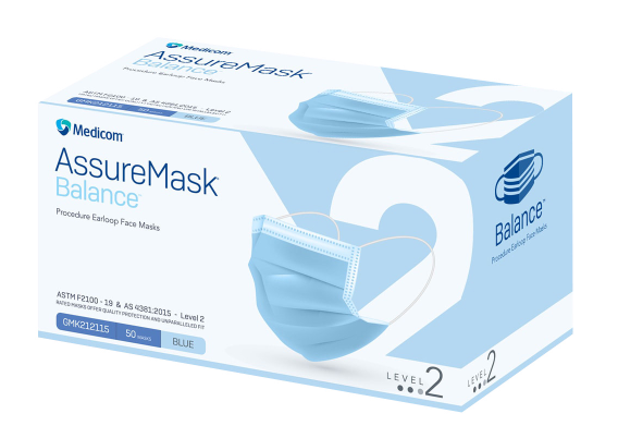 Medicom AssureMask Balance L2 Earloop Box 50