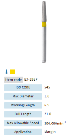 Mani Dia Bur Extra Shape EX-29EF