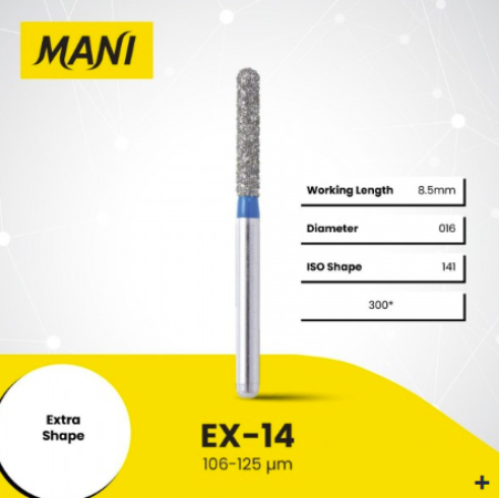 Mani Diamond Bur Medium EX-14