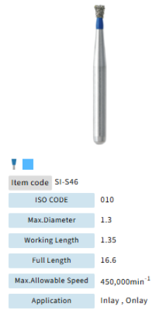 Mani Dia Bur Single Inverted Cone SI-S46