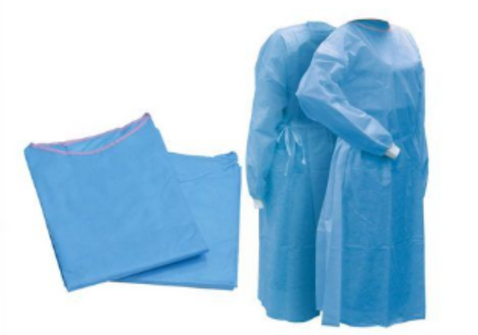 Safewear Disposable Isolation Gown Level 3 Blue