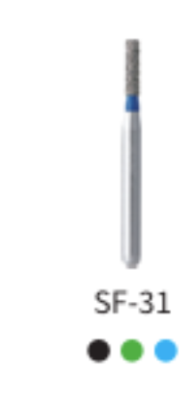 Mani Dia Bur Straight Flat End SF-31