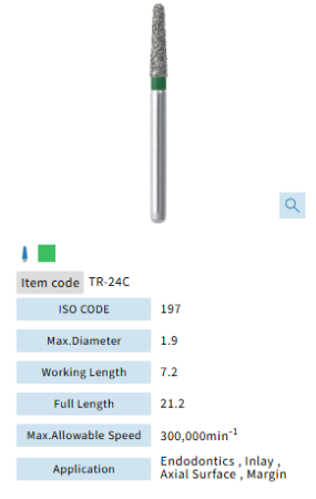 Mani Dia Bur Coarse TR-24C 5pk