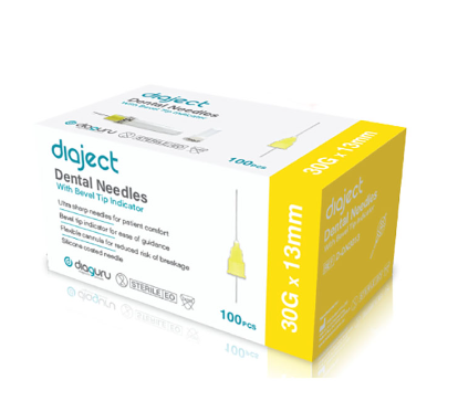 Diaject Dental Needles 30Gx21mm (Green)
