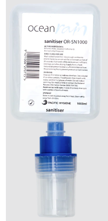Ocean Rain Hand Sanitiser 1000ml cartridge