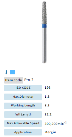 Mani Dia Bur Procera PRO-2