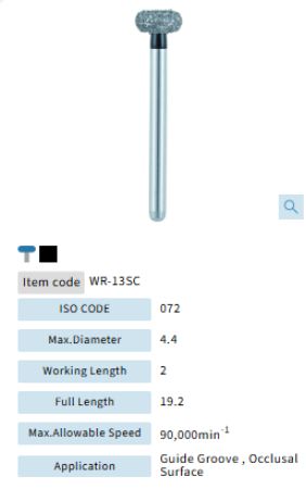 Mani Dia Bur Super Coarse WR-13SC