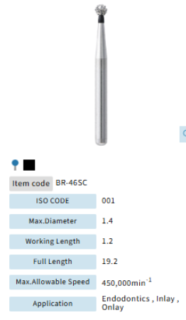 Mani Dia Bur Super Coarse BR-46SC