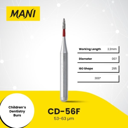 Mani Dia Bur Flame Fine CD56F 5pk
