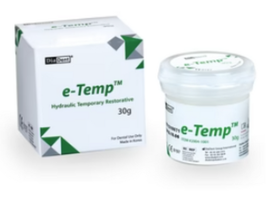 e-Temp 30g Hydraulic Temporary Restorative Material