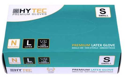 Hytec Natural Latex Gloves - Extra Small