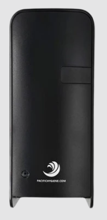 Hytec Quartz Soap Sanitiser Dispenser 300ml Black