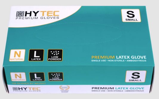 Hytec Natural Latex Gloves - X-Large