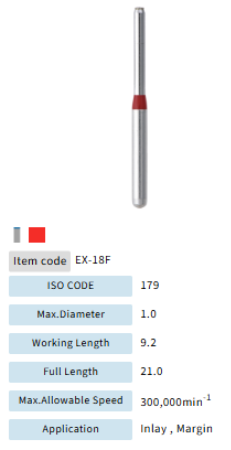 Mani Dia Bur Extra Shape EX-18F