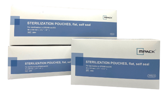 MPack Self-Sealing Sterilisation Pouches - 300mm x 460mm