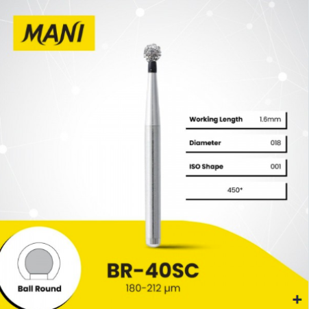 Mani Diamond Bur Super Coarse BR-40SC