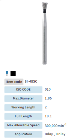 Mani Dia Bur Super Coarse SI-48SC