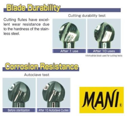 Mani Steel Round Bur #6