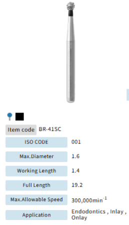 Mani Dia Bur Super Coarse BR-41SC