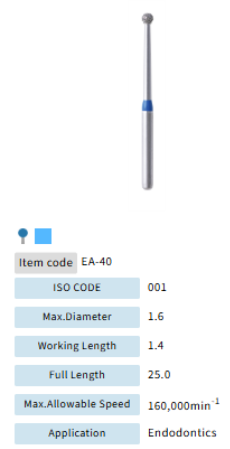 Mani Dia Bur Endo Access EA-40