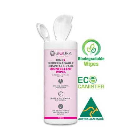 Siqura UltraX Biodegradable Wipes Canister Eco