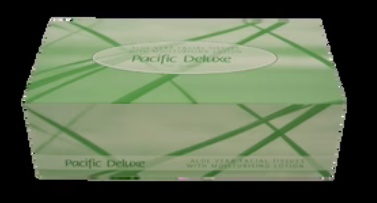 Pacific Facial Tissues - Deluxe with Aloe Vera 2 Ply