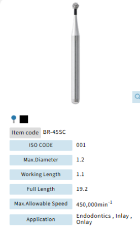 Mani Dia Bur Super Coarse BR-45SC