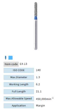 Mani Dia Bur Extra Shape EX-13